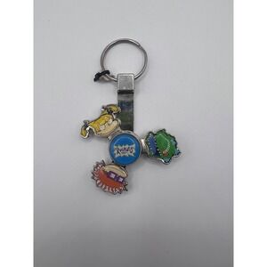 Rugrats 4" Keychain Mini Fidget Spinner Metal 2017 Viacom Nickelodeon Cartooms